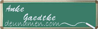 Anke Gaedtke Visitenkarte